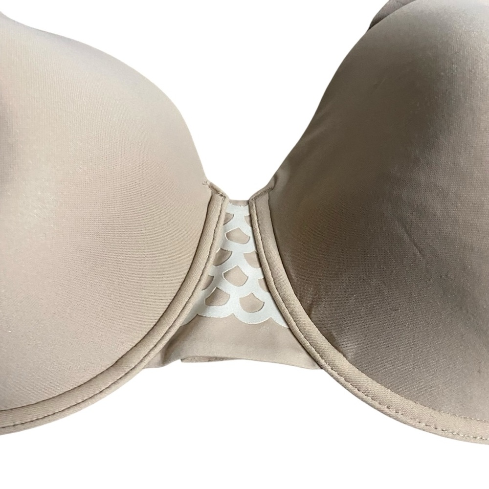 Olga Women's To a Tee Tan Full-Coverage Underwire Contour T-Shirt Bra - Picture 3 of 6